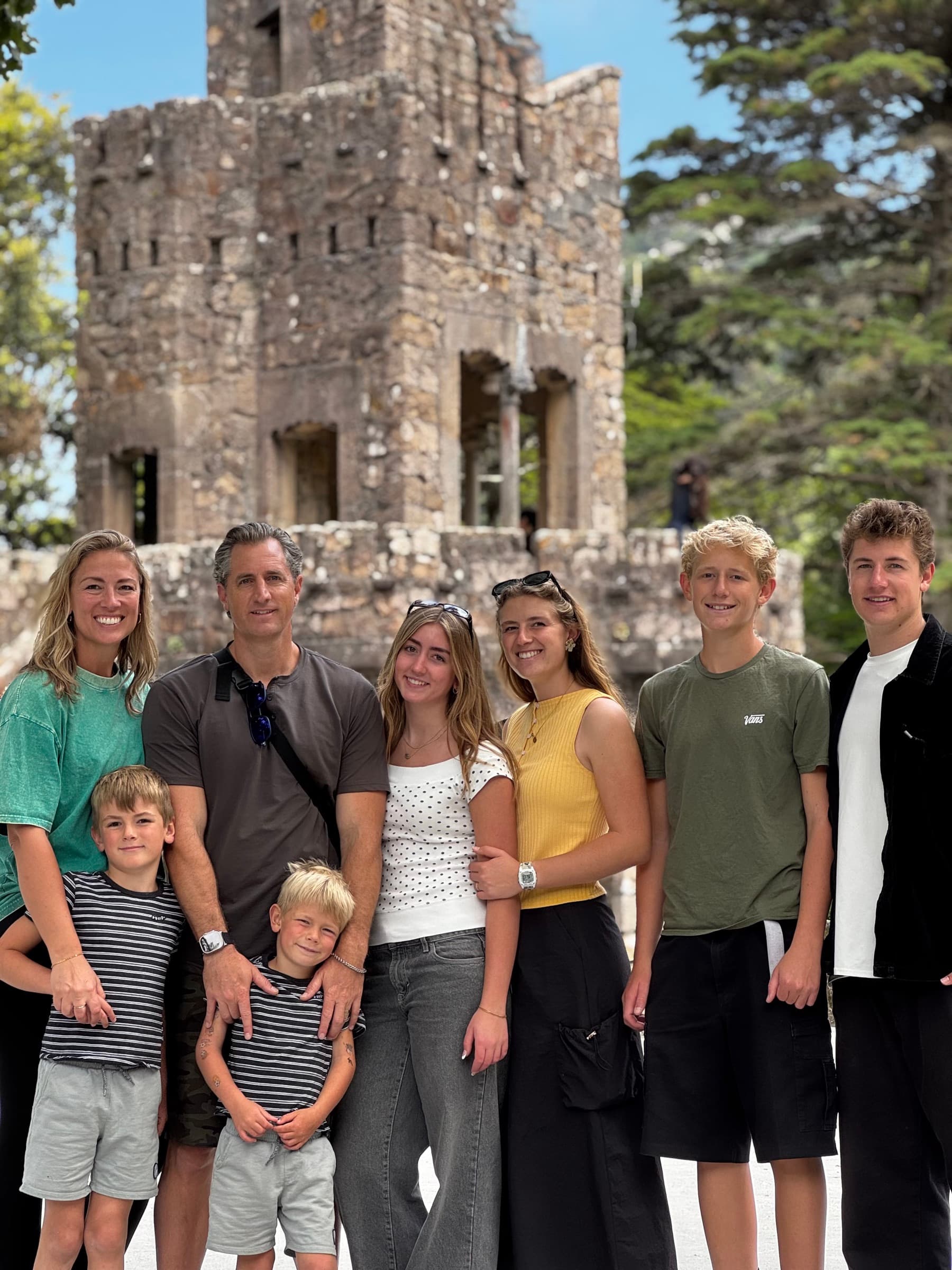 Allie Chapman with her family